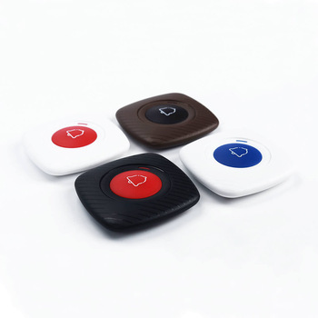 New Arrival Good Price Restaurant Waterproof Wireless Paging System Call Button Bell >400m Signal Distance 3000+ Calls Stick-On