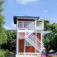 Maison préfabriquée de luxe XH de 40 pieds, 2 chambres, design moderne détachable, certifiée CE, pour hôtel et villa en Australie