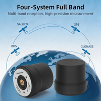 Vermessungs-RTK-GNSS-Antenne GPS GLONASS BeiDou Dual-Band L1 L2 Hochpräzise Vertikale Aktive Antenne mit Gewindeanschluss OEM