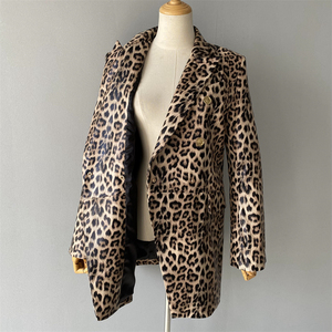 Blazer in Vera <span class=keywords><strong>Pelle</strong></span> di Pecora per <span class=keywords><strong>Donna</strong></span>, Monopetto, Morbido, Caldo, Traspirante, Lussuoso, Autunnale, Colore Personalizzabile, Rosa - Product Image 4