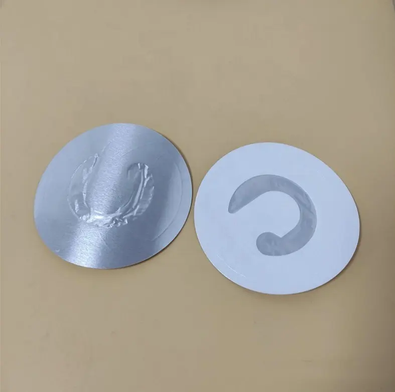 Customized LOGO Aluminum foil induction seal lids foaming easy peel off seals