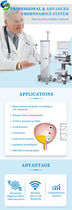 Sistema Profesional de Urodinamia, Análisis de Vejiga No Invasivo, Medición de Presión y Flujo, Estación de Trabajo EMG para Hospital - Product Image 4