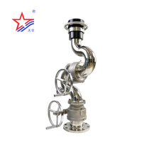Moniteur d'incendie mousse/eau rotatif personnaliser le canon à eau réglable de lutte contre l'incendie