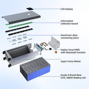 Batería de Litio para Almacenamiento de Energía Doméstica de 48 V y 300 Ah, Batería de Iones de Litio Solar de 51,2 V, Batería de Litio Lifepo4 para Sistema Solar - Product Image 5
