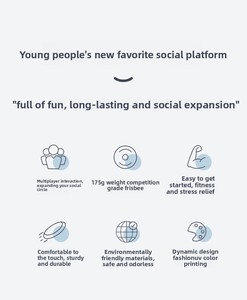 Disco volante in plastica <span class=keywords><strong>professionale</strong></span> 175g all'ingrosso per sport all'aria aperta di intrattenimento da Golf Team stampato personalizzato - Product Image 4