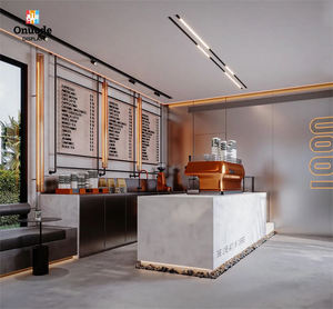 โซลูชั่นร้านกาแฟและชาครบวงจร |   เคาน์เตอร์คาเฟ่และตู้โชว์สินค้าแบบสั่งทำ |   ร้านค้าครบวงจร เฟอร์นิเจอร์และของตกแต่ง - Product Image 3