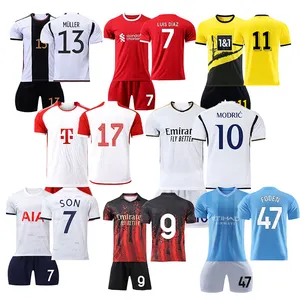Spor t-shirt futbol özelleştirme jersey avrupa no name futbol tişörtü