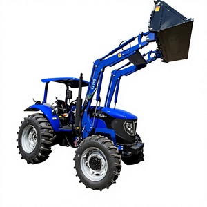 รถตัก Lovol TD1004 4WD ใหม่เอี่ยม + หลังคา + หัวตัก TZ10D |   รถแทรกเตอร์ขนาดเล็กมีจำหน่าย - Product Image 1