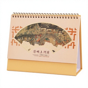 Calendario da tavolo 2026 Anno del Cavallo con fibbia in metallo, set regalo creativo per ufficio e decorazione da scrivania - Product Image 6