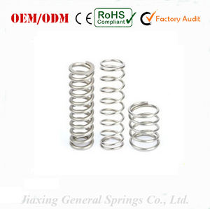 Kunden spezifische zylindrische Flachdrahtspulen-Druck feder aus Edelstahl - Product Image 4