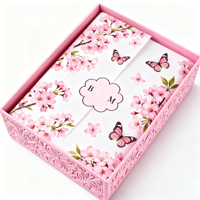 Papier de soie personnalisé de haute qualité avec motif de lettres de dessin animé, 100% pâte vierge, écologique, pour l'emballage des vêtements, avec logo personnalisé