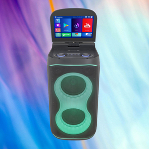 2026 gran oferta Dual 6,5 ''Woofer Android 13 Multimedia exclusivo sistema <span class=keywords><strong>de</strong></span> Audio altavoz Multimedia <span class=keywords><strong>Karaoke</strong></span> altavoz con micrófonos - Product Image 4