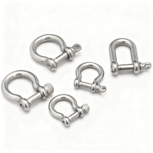 Grilletes Tipo D de Acero Inoxidable 304 en Forma de Arco con Pasador de Rosca Pulido, Capacidad de Carga de 5 Toneladas para Aplicaciones de Aparejos - Product Image 3