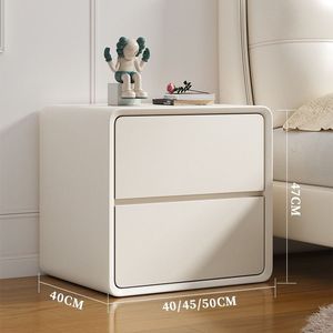 Mesa de Cabeceira Minimalista Moderna Premium com Armazenamento Compacto para Quarto e Apartamento - Mobiliário Residencial de Luxo Leve - Product Image 3