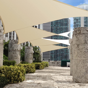 Toldo Vela <span class=keywords><strong>rectangulaire</strong></span> imperméable et respirant anti-UV pour terrain de tennis / Voile d'<span class=keywords><strong>ombrage</strong></span> solaire 3x3m - Product Image 3