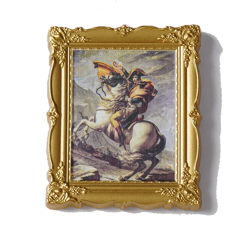 3D brand new famous painting refrigerator magnet travel souvenir photo frame promotional fridge magnet