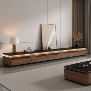 Mueble <span class=keywords><strong>de</strong></span> <span class=keywords><strong>TV</strong></span> <span class=keywords><strong>LED</strong></span> <span class=keywords><strong>de</strong></span> Madera Moderno <span class=keywords><strong>de</strong></span> Alta Gama, Ecológico, con Almacenamiento, para Hogar, Oficina y Hoteles - Product Image 6