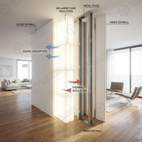 Mousse acoustique en mélamine blanche, adhésive, ignifuge, insonorisante, pour la maison, mousse acoustique nano