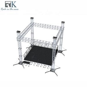 โครงสร้างโครงถักอะลูมิเนียมขนาด 290x290 มม. สำหรับเวทีในร่มและกลางแจ้ง  โครงถักสำหรับงานอีเว้นท์ ไฟคอนเสิร์ต  โครงถักแบบสปิ๊กอตสำหรับดีเจ - Product Image 1