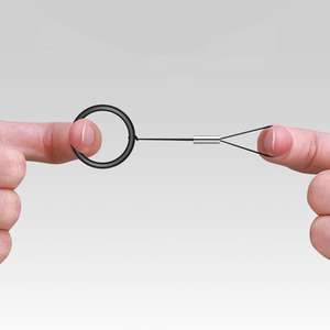 Sangle de poignet en métal avec boucle pour étui de téléphone iPhone/Huawei/<span class=keywords><strong>Samsung</strong></span>, clés USB, clés, porte-clés, appareil photo, sangles anti-perte - Product Image 4