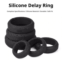 Anillo de Silicona para Bondage, Anillo de Silicona para Retrasar la Eyaculación, Juguetes Sexuales Alternativos para Hombres