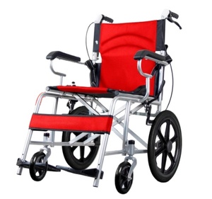 Fauteuil roulant léger pliable en aluminium bon marché-Solution de mobilité confortable - Product Image 1