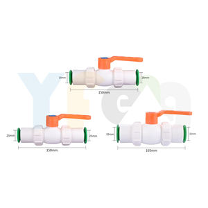 YIFENG PPR Schnell schieber 25mm <span class=keywords><strong>3</strong></span>/4IN Inline Double Union Kugel hahn Kunststoff rohr Schnell kupplungen 20 <span class=keywords><strong>m</strong></span> - Product Image 2