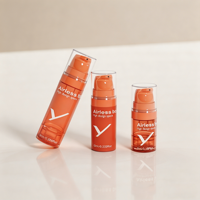 Flacon pompe sans air en plastique PP Value Choice 5ml 10ml 15ml pour lotion, crème, hydratant de nuit, lotion pour les mains, contenant de maquillage