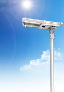 ไฟถนนโซลาร์เซลล์ LED ออลอินวัน ปี 2019 รุ่นใหม่ล่าสุด 20W ประสิทธิภาพสูง 160LM/W พร้อมรีโมทคอนโทรล IP66 ตัวโคมอลูมิเนียม ใช้งานได้นาน 50000 ชั่วโมง FL- - Product Image 3