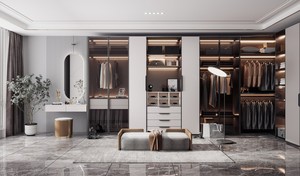Muebles de Dormitorio y <span class=keywords><strong>Vestidor</strong></span> Abierto Moderno de Vidrio Resistente Personalizado para Sala de Estar - Product Image 4