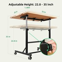 Table de puzzle en bois pliable et réglable avec 4 tiroirs de rangement et couvercle