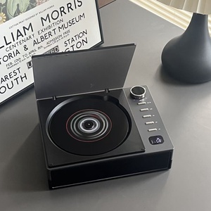 Lecteur CD portable rétro BT lecteur d'album <span class=keywords><strong>mural</strong></span> BT haut-parleur éducation prénatale apprendre l'anglais - Product Image 2