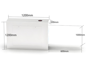 Porte coulissante piétonnière automatique anti-escalade de porte grillagée de haute performance pour les bureaux d'aéroports - Product Image 3