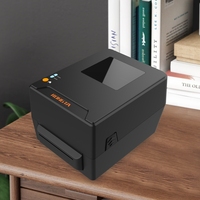 Solusi Pencetakan Logistik Cerdas RONGTA RPF412 Printer Waybill USB 108mm 4x6 Inci 384Dpi Thermal Barcode POS Stok 1-Tahun