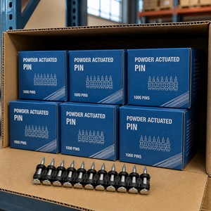 Clavos de fijación en tira de 10 unidades, fijadores accionados por pólvora, clavos de acero galvanizado para hormigón, acero y mampostería, para fábrica - Product Image 5