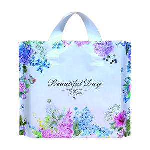 Bolsa de Compras de Plástico HDPE Reutilizable con Base Cuadrada y Asa Flexiloop, Diseño de Logotipo Personalizado, Precio Económico de Fábrica - Product Image 1