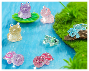 Wholesale Cute Mini Resin <strong>Animal</strong> Figurines Frog Turtle Dinosaur Shinny Tiny <strong>Animals</strong> <strong>Ornaments</strong> for Fairy <strong>Garden</strong> Decorative Craft - Product Image 4