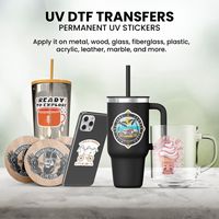 Impresora de inyección de tinta UV DTF de 60cm con software RIP Maintop/Photoprint para impresión rápida de pegatinas UV, compatible con Gigabit Ethernet de 60cm