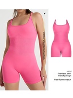 Combinaison de sport sans couture, style européen et américain, dos croisé, séchage rapide, sexy, pour l'été et le fitness