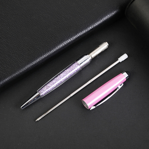 SHULI Stylus <span class=keywords><strong>Pen</strong></span> Venta al por mayor Regalo de lujo Diamond <span class=keywords><strong>Crystal</strong></span> <span class=keywords><strong>Pen</strong></span> Logotipo personalizable Bolígrafo de metal para niña - Product Image 4