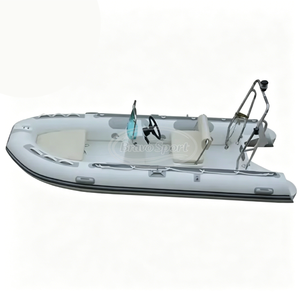 Vente flash : bateau pneumatique à rames en PVC Hypalon 390/13 pieds avec moteur hors-bord - Product Image 1