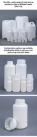 Bidons en plastique vides de 5 L approuvés par l'ONU, type F, avec bouchon à vis inviolable, bidons fluorés pour pesticides et solvants organiques