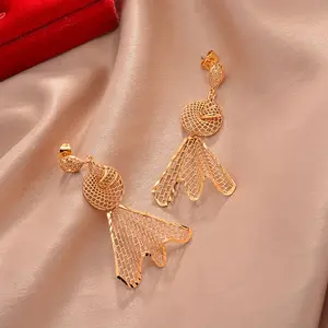 Earrings Bridal Fashion Jewelry Earrings African Wedding Ornament Wife Gifts Bijoux Africaine Dubai Earrings For Women