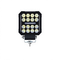 Phare de conduite LED à lumière uniforme sans scintillement, haute transmission, boîtier rond, faisceau spot