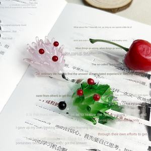 Ornements créatifs en verre en forme d'oursin animalier de dessin animé, décorations pour la maison, le bureau et la chambre, cadeau, jolies petites créations artisanales en fil de verre incrusté - Product Image 5