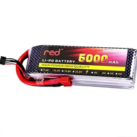Batterie de drone haute capacité 5000mAh/5200mAh 3S 6S LiPo pour course FPV, voiture RC, crawler, avion, charge rapide, longue autonomie