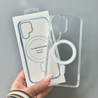 Coque de téléphone magnétique transparente antichoc et anti-chute pour Samsung S22u A57 – Meilleure vente à prix abordable