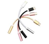 Adapter ponsel Android Aux USB C ke Audio, Adapter USB C ke Audio
