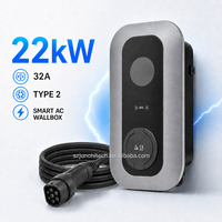 Chargeur EV JET 22 kW, prise Type 2, OCPP, Wifi/Ethernet, RFID, BT