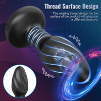 Vibrateur anal rotatif à lumière colorée contrôlé par application, jouet sexuel pour femme adulte, masturbateur, plug anal, jouets pour adultes, vente chaude